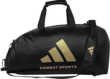 ADIDAS 2in1 Bag PU Combat Sports M, black/gold