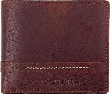 SEGALI Pánska peňaženka kožená 1043 hnedá