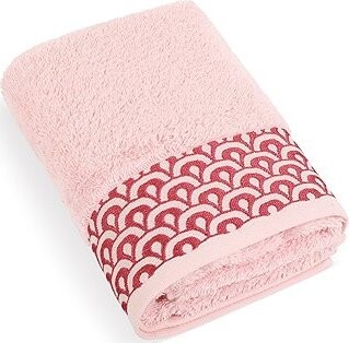 BELLATEX Froté osuška Čipka 500 g K/310 svetloružová 70 × 140 cm