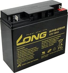 Long 12V 18 Ah olovený akumulátor HighRate F3 (WP18-12SHR)