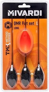 Mivardi sada kŕmidiel Method Feeder set QMR Flat Long L (30 g + 40 g + 50 g + mould)