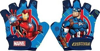 Disney Detské cyklistické rukavice na bicykel Avengers