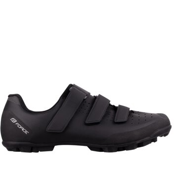 FORCE, tretry MTB Revo 3, čierne 39