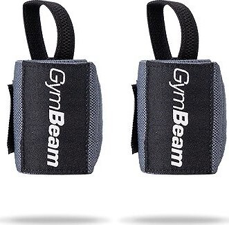 GymBeam Bandáže na zápästie Firm dark grey