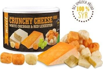 Mixit Chrumkavý syr: White Cheddar & Red Leicester 70 g