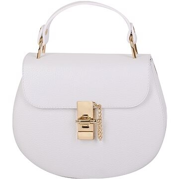 SEGALI Kožená kabelka Lisa biela
