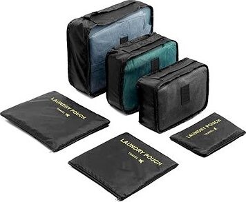 Kufryplus Cestovné organizéry LP13757 čierne