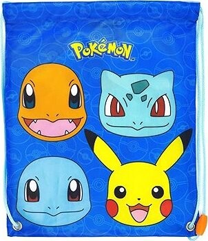 STOR Taška na obed so šnúrkami – Pokémon