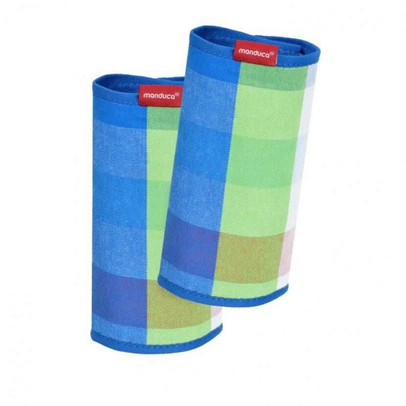 Chránič popruhov-slintáček Manduca Fumbee Vivid - modrý-zelený