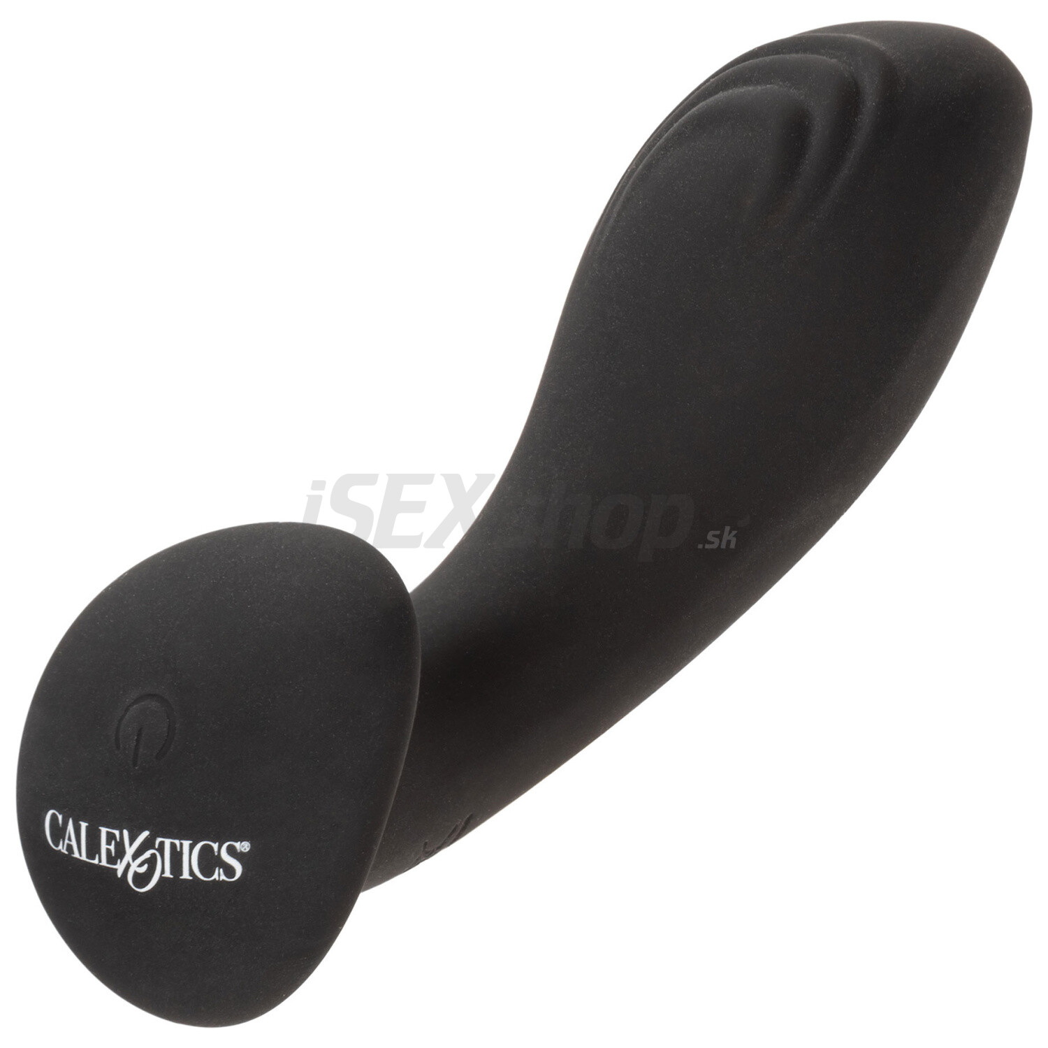 CalExotics Eclipse Liquid Silicone Flex Probe Black, čierny silikónový vibračný kolík