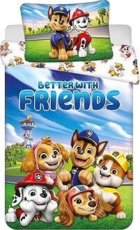 Jerry Fabrics Obliečky do postieľky Paw Patrol 553 100 × 135, 40 × 60 cm