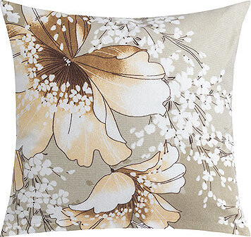 BELLATEX Obliečka 12/499 40 × 40 cm béžový ibištek s prúžkami