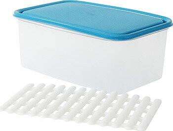 Belli E Forti Dóza na potraviny Frigochef obdélníková s mřížkou, 4,5 l