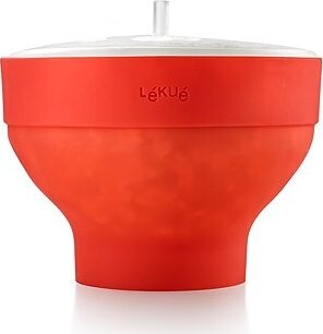 Lékué Nádoba na přípravu popcornu v mikrovlnce červená