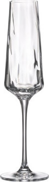 BOHEMIA ROYAL CRYSTAL Súprava pohárov na šumivé víno Crystal Winestar Spirale 160 ml 6 ks