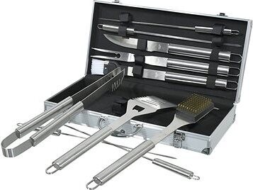 CATTARA Grilovacie náradie súprava 11 ks ALU kufrík