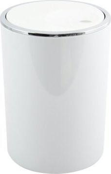 MSV výklopný odpadkový kôš Kamaka, biely, plast, 6 l