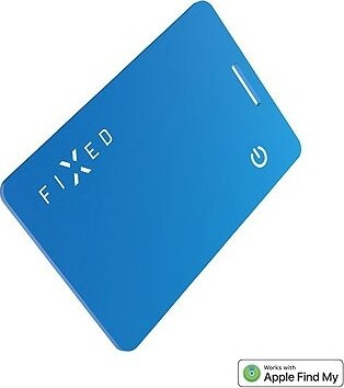 FIXED Tag Card2 Slim s podporou Find My bezdrôtové nabíjanie modrý