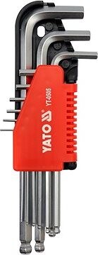YATO Kľúče imbus s guľôčkou v sade dlhšie YT-0505
