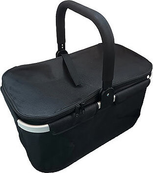 Toro Piknikový košík 48 × 28 × 25 cm čierny