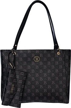 BERTOO Dámska kabelka Federica black logo