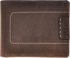 Pánska peňaženka kožená Segali 50934 hnedá