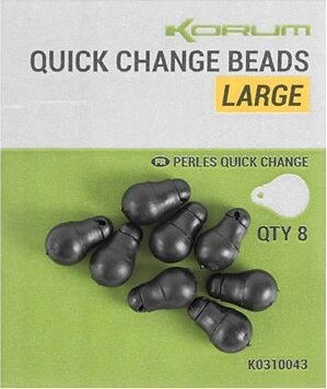 KORUM Korálik Quick Change Beads Standard Camou 8 ks