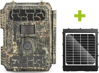 OXE Panther 4G a solárny panel + 32 GB SD karta, 12 ks batérií