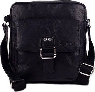 Pánska taška kožená Segali 3289 čierna