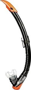 Aqua Lung šnorchel ZEPHYR čierny silikón/oranžový