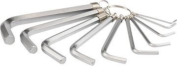 YATO Kľúče imbus v sade dlhšie YT-0504