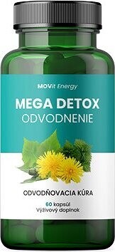 MOVit Energy Mega Detox odvodnenie 60 kapsúl