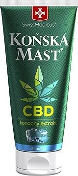 SwissMedicus Konská Masť s CBD chladivá, tuba 200 ml