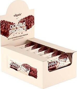 Vilgain Double Trouble Protein Bar 12 × 55 g Choco bueno with crisps