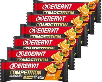 Enervit Competition Bar 6× 30 g, pomaranč