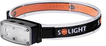 Solight LED čelové nabíjacie svietidlo, 100 lm, senzor, Li-Ion