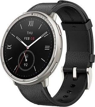 Amazfit Active 2 NFC Premium Black Leather