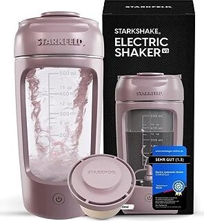 STARKFELD Prenosný elektrický shaker na proteín 650 ml, ružový