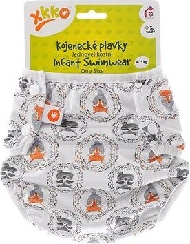 XKKO Jednoveľkostné dojčenské plavky Fox & Raccoon