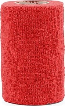 WUNDmed červené elastické samofixačné ovínadlo 10 cm × 4,6 m 1 ks