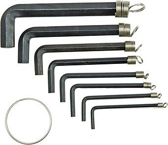 VOREL Kľúče imbus 2 – 10 mm v sade TO-56380