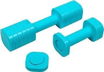 Acra Nastaviteľná činka LADY 0,9 – 2,26 kg, súprava 2 ks v balení, celkom 4,66 kg