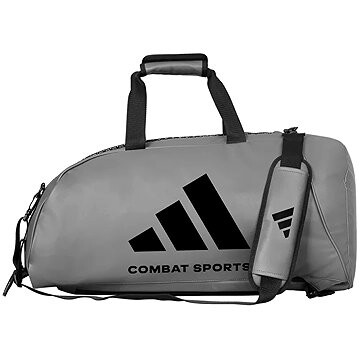 ADIDAS 2in1 Bag PU Combat Sports S, grey/black