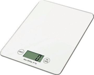 Weis Kuchynská váha digitálna, biela/červená