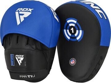 RDX Zakrivené boxovacie chrániče T1, čierno-modré