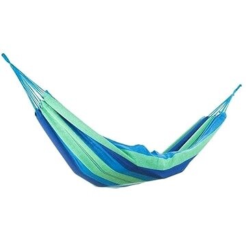 Verk Hamak hojdacia sieť 200 × 80 cm hrubé pruhy modré
