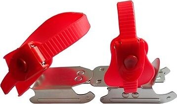 Kubisport Detské korčule kačičky, červené