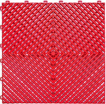 Escape6 WPC dlaždice SORG, 40 × 40 × 1,9 cm, červená, 1 ks