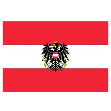 Funny Fashion Vlajka Rakúsko 150 × 90 cm