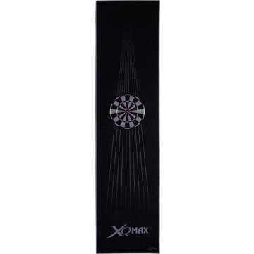 XQ MAX Dart Mat dizajned Podložka/koberec na šípky 60 cm čierno-sivý